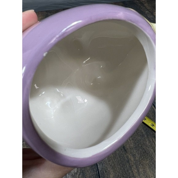 Hedgehog Small Planter, Jar, Caddy, Purple! - Picture 10 of 11